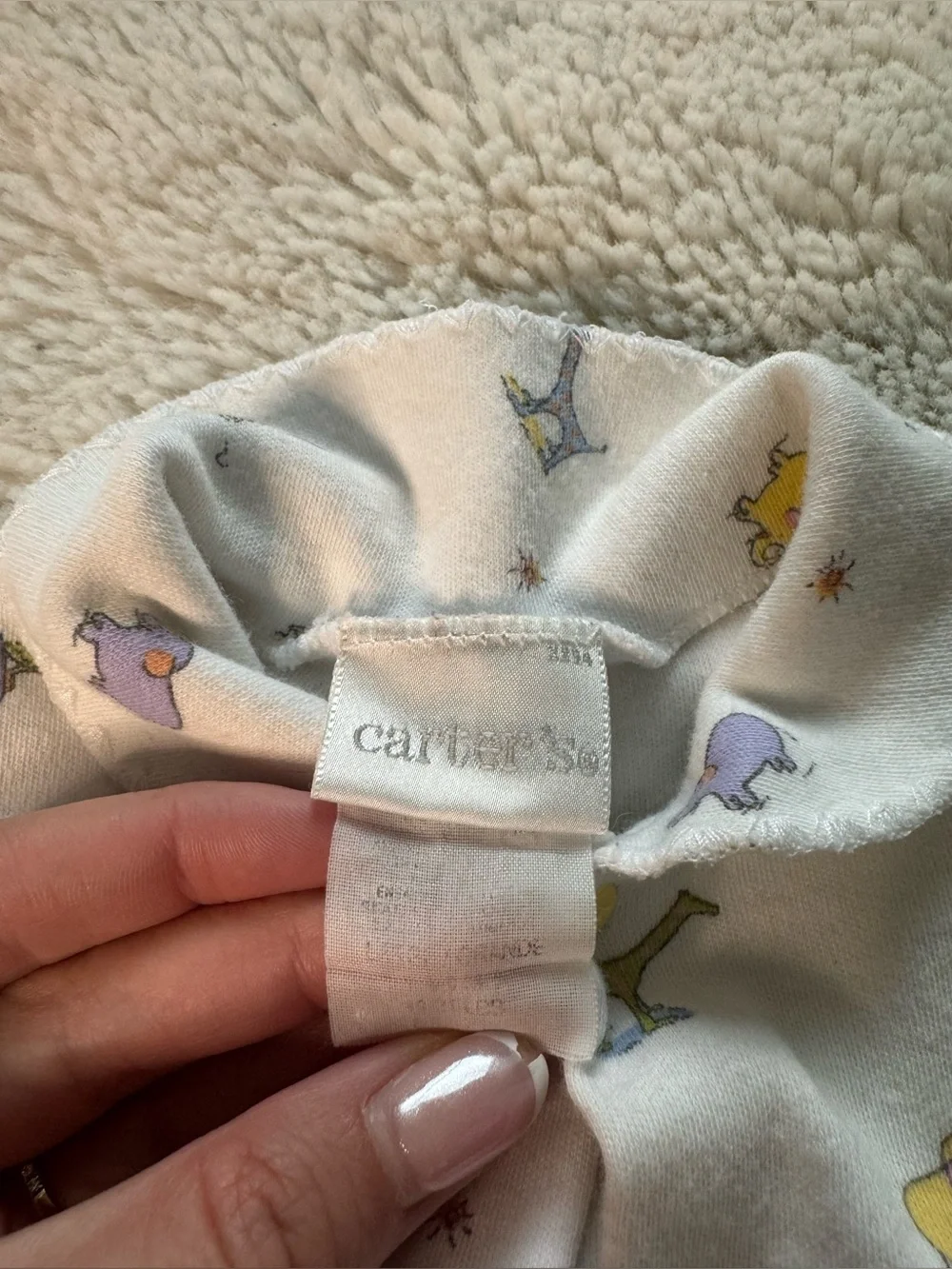Vintage Carter’s x John Lennon “Realms of Gold” Baby Footie Sleeper